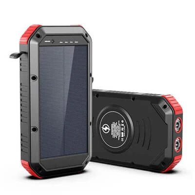Portable Camping Solar Charger, 30000mAh Storage Power Bank